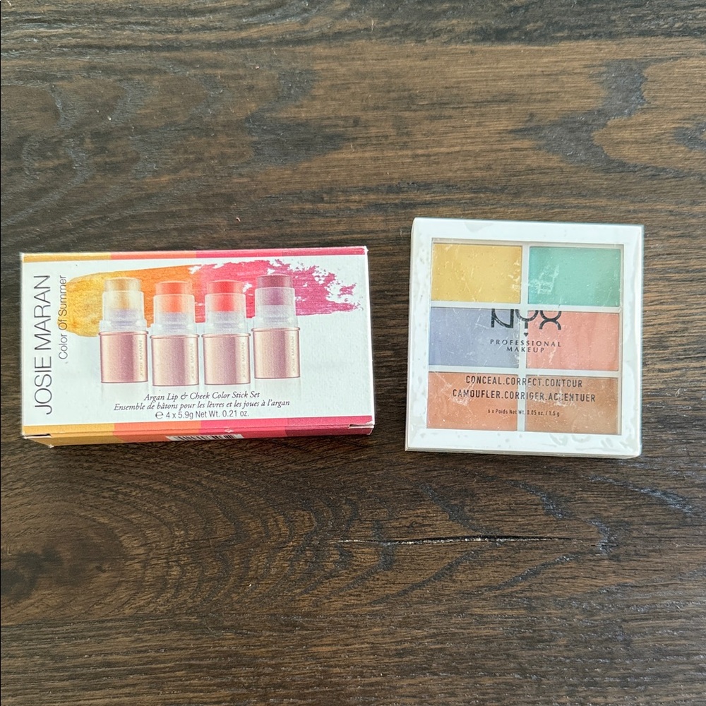 JOSIE MARAN Argan Lip & Cheek Color Stick Set